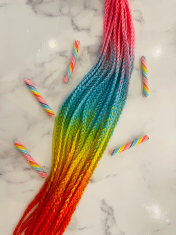 RAINBOW 🌈 - THE BRAIDS THAT LAST FOREVER