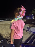 BUBBLE PONYTAIL WITH LIGHTS