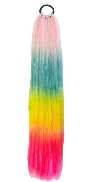 TINSEL REUSABLE PONYTAIL